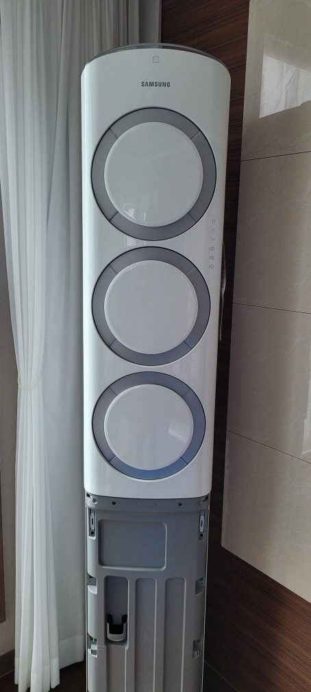 삼성 연아3구 2in1 과 무풍벽걸이 세척했습니다