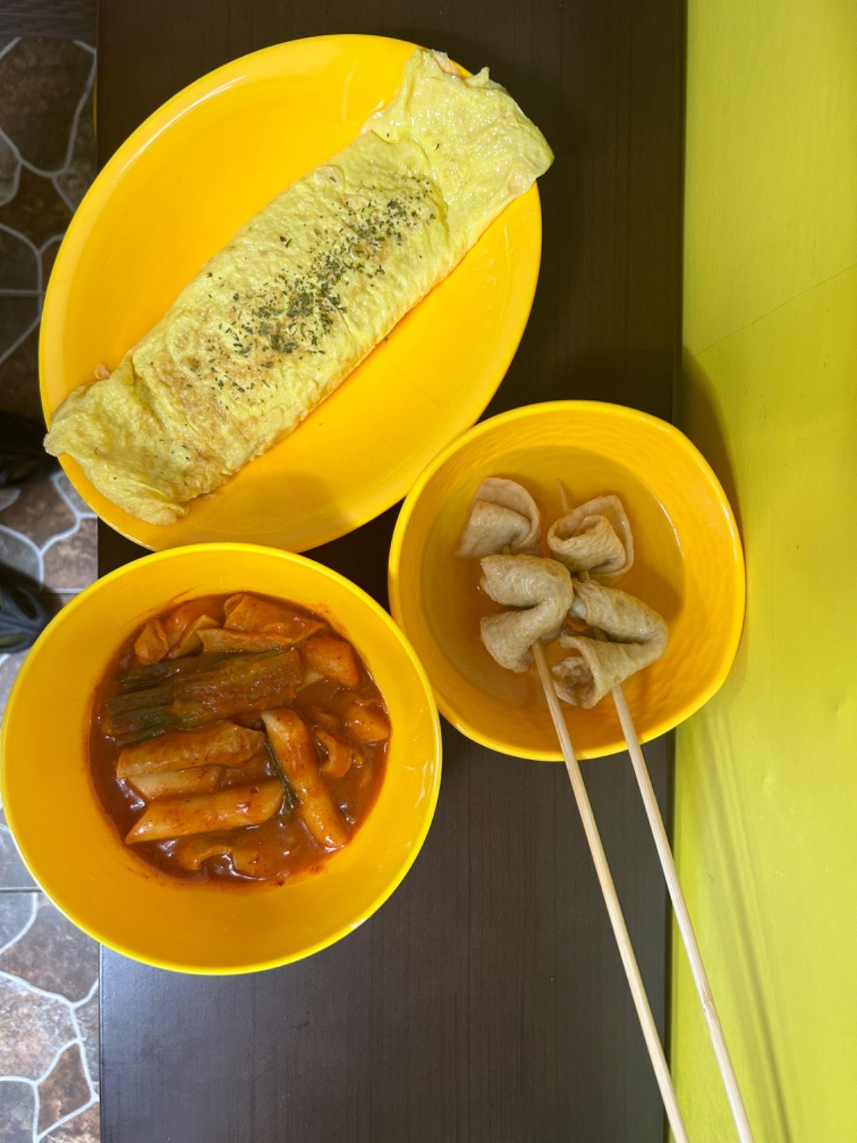 정이네 김밥 떡볶이 시작 했어요~~