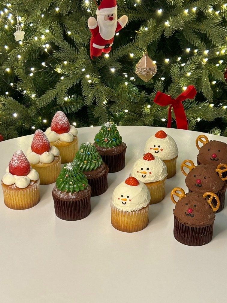크리스마스 컵케이크 🎄❤️