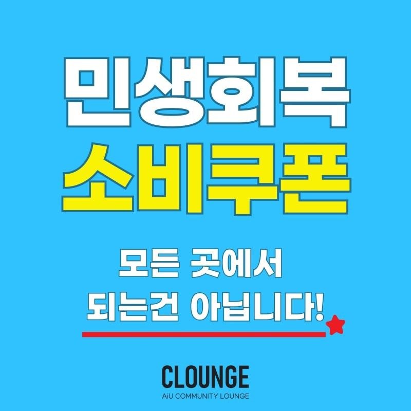 민생회복 소비쿠폰 사용