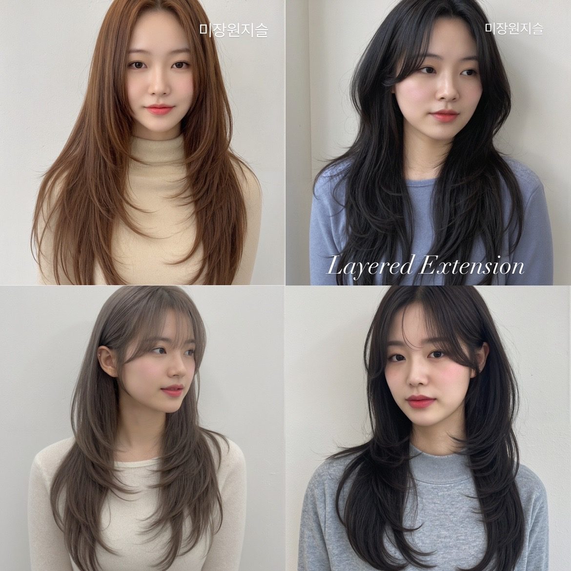 🔥요즘 인기 폭주🔥 하이레이어드붙임머리 