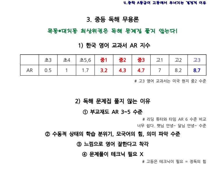 목동 특목고 상위 1%의 영어수업을 안산에서 받자!