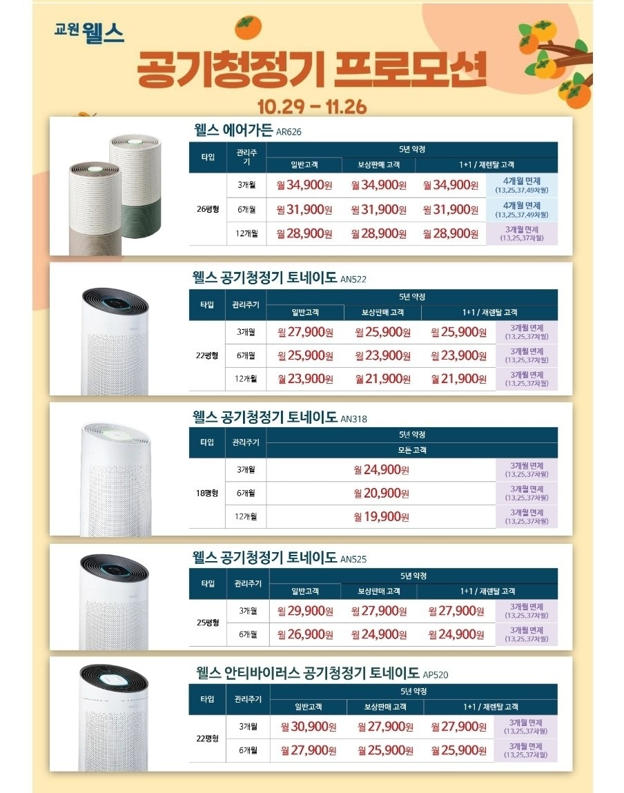 웰스 제품 렌탈 picture 2