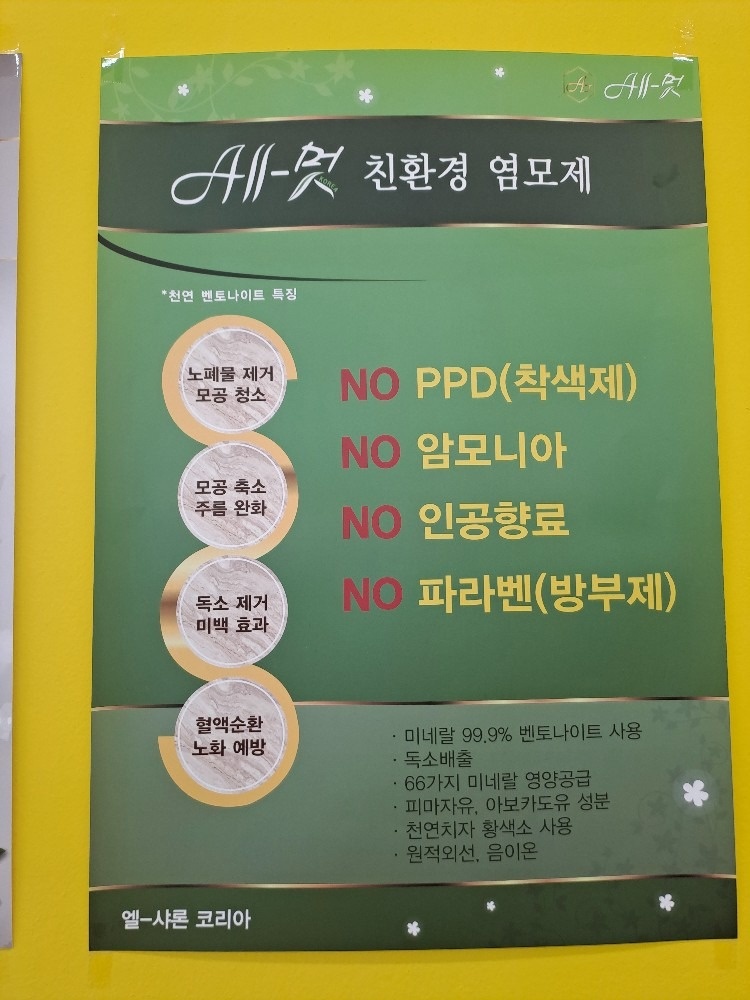 친환경머리염색 엘샤론 picture 2