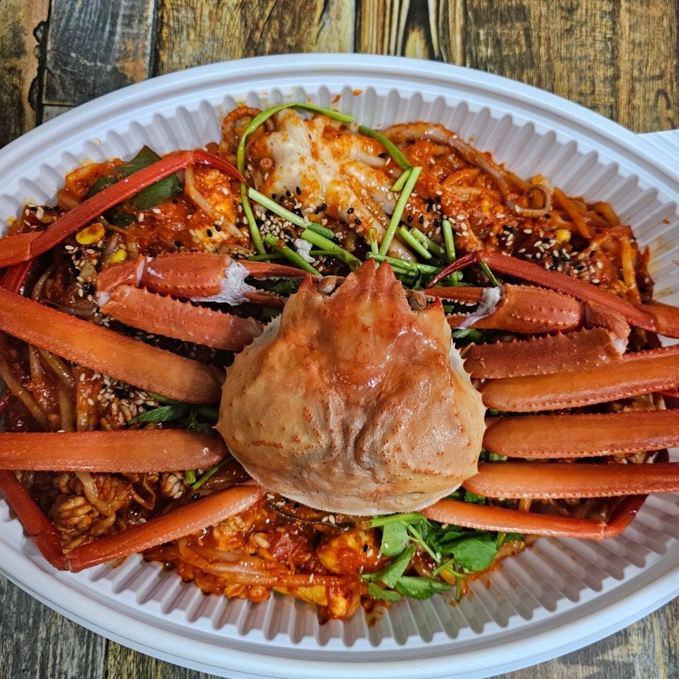 아구찜, 알곤이찜, 해물찜/탕, 김치찜(삼겹, 등갈비,우삼겹)+홍게찜과 계란찜