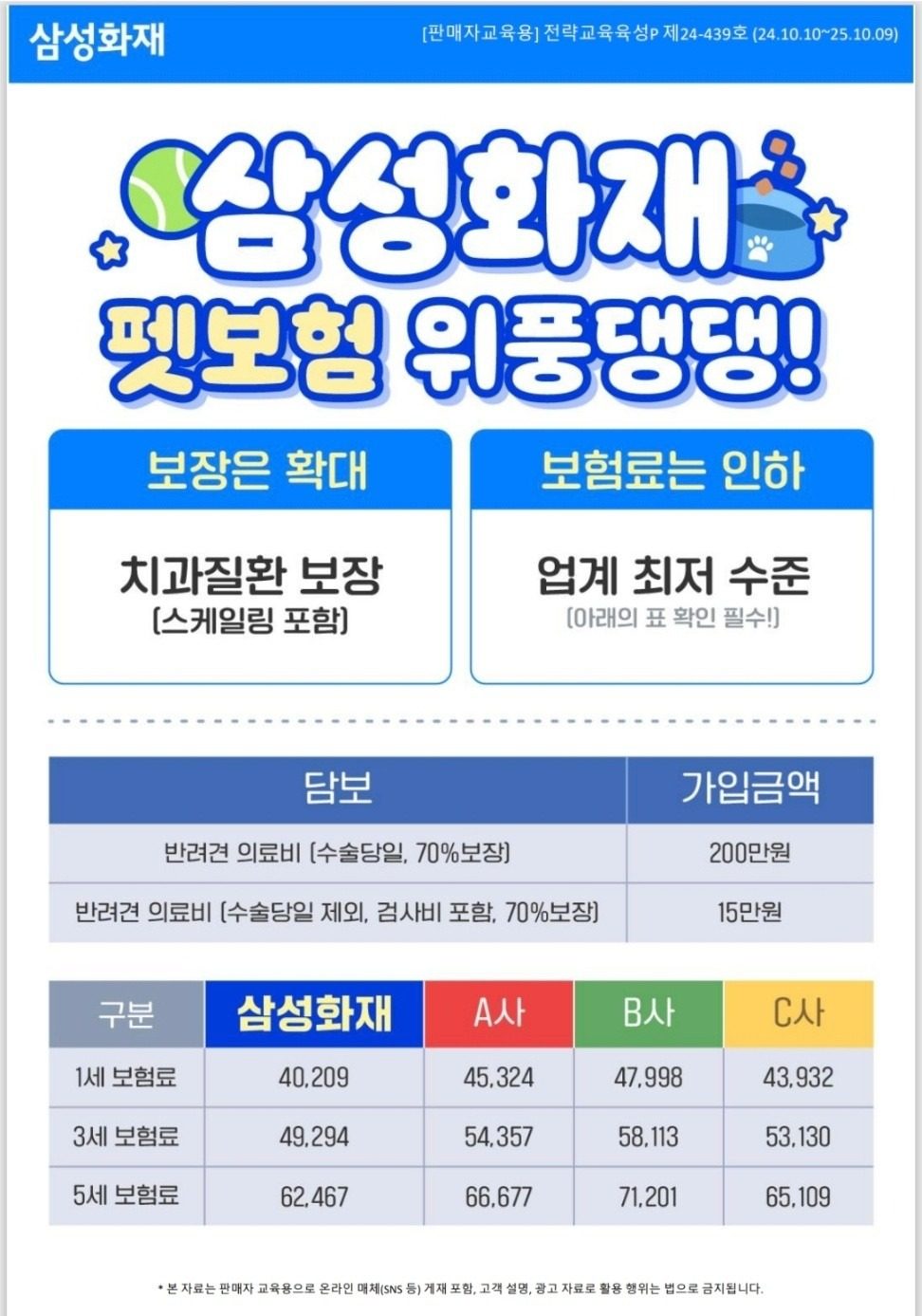 댕댕이보험이 가격이  내렷어요