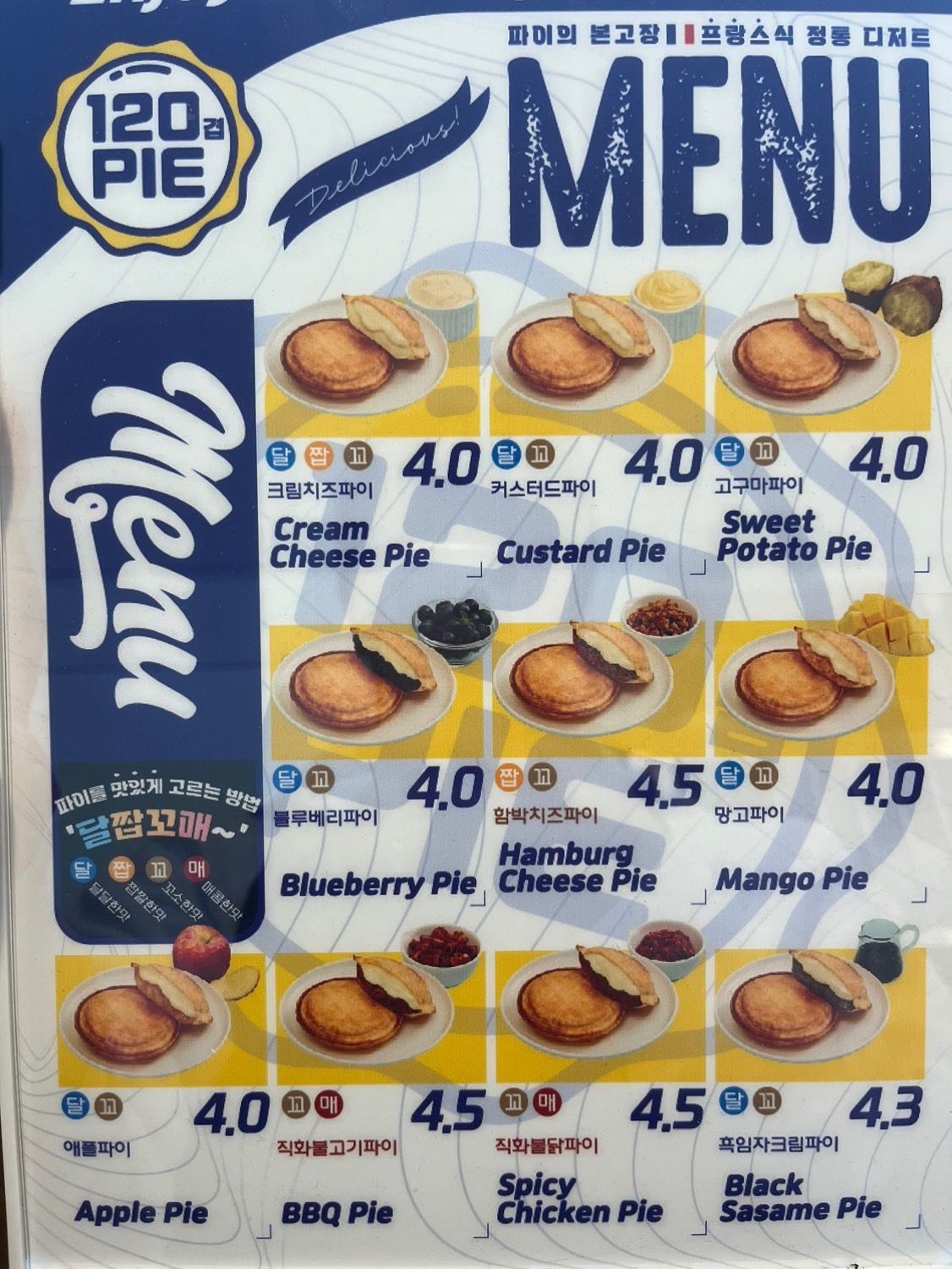 price menu