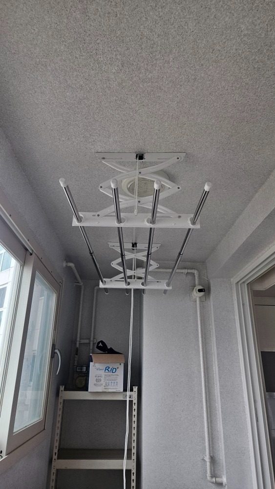 베란다 건조대 설치