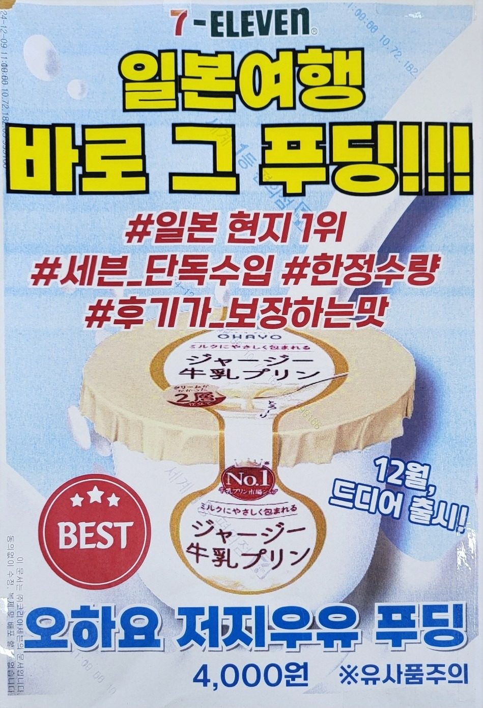 저지방 푸딩
