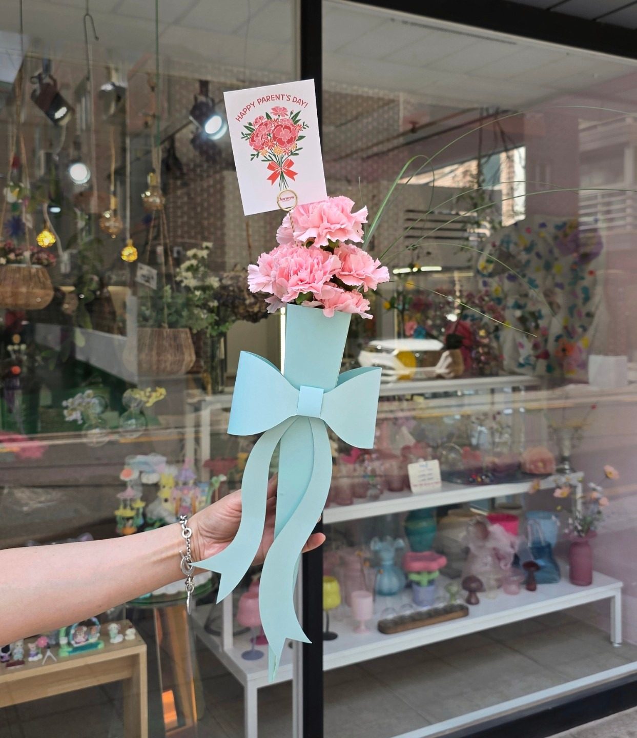 🎀2025 챠뮤 어버이날 리본 미니 꽃다발🎀