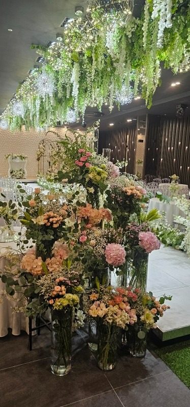 스몰웨딩장식/ 공간장식/꽃이 필요한 모든 공간