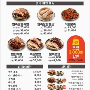 price menu