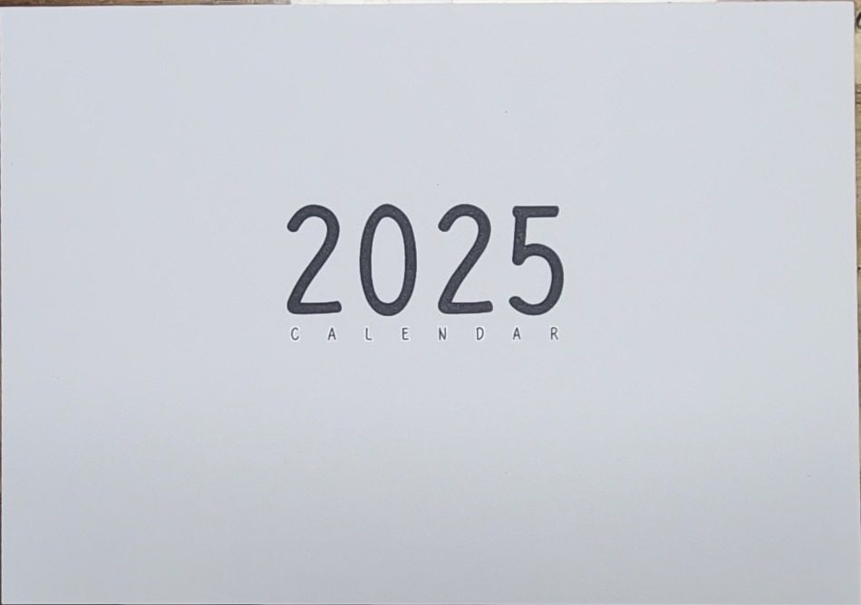 <마음선물> 2025 캘��리그라피 달력