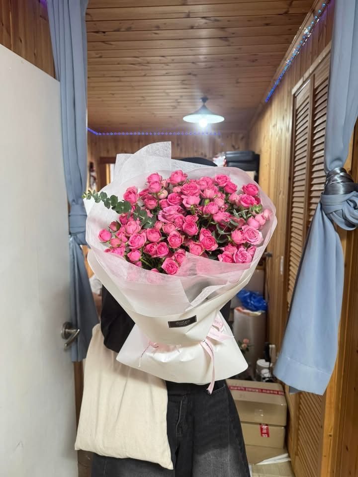 핑크 핑크 꽃다발