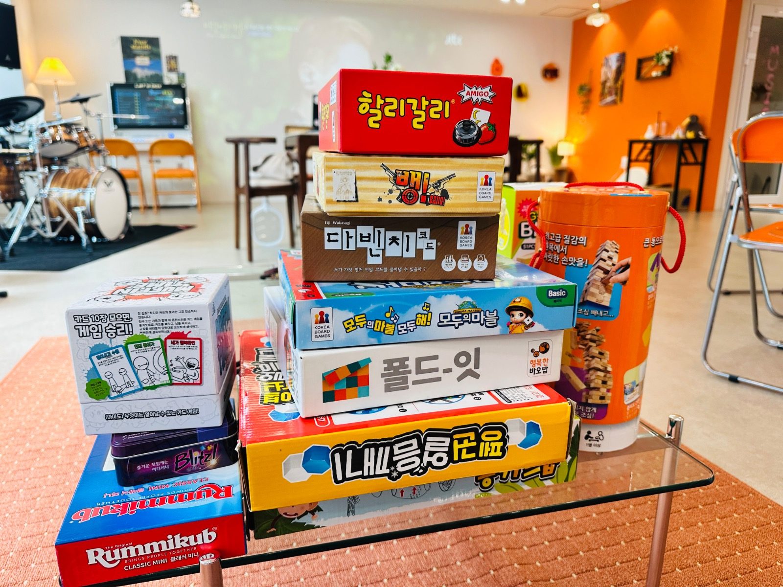 갑자기 불어난 보드게임들~><