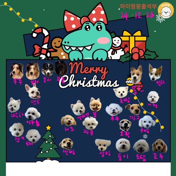 🐾24.12.23. 하이멍뭉출석부🐾