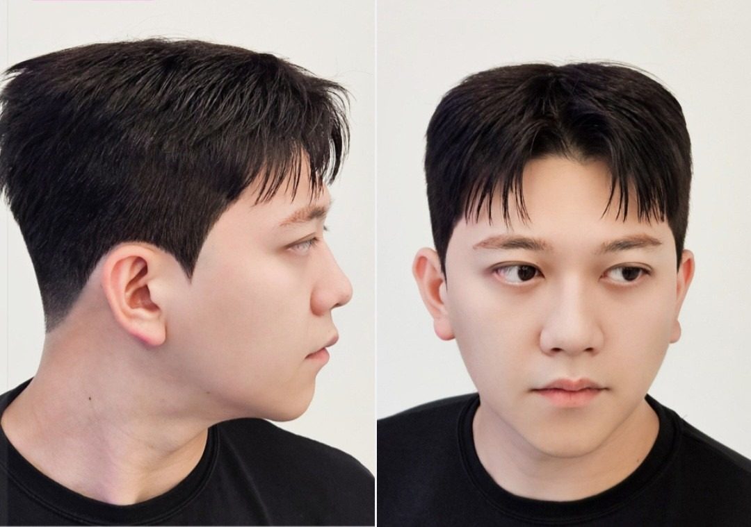 👉 남자 손질 편한 짧은머리 드롭컷