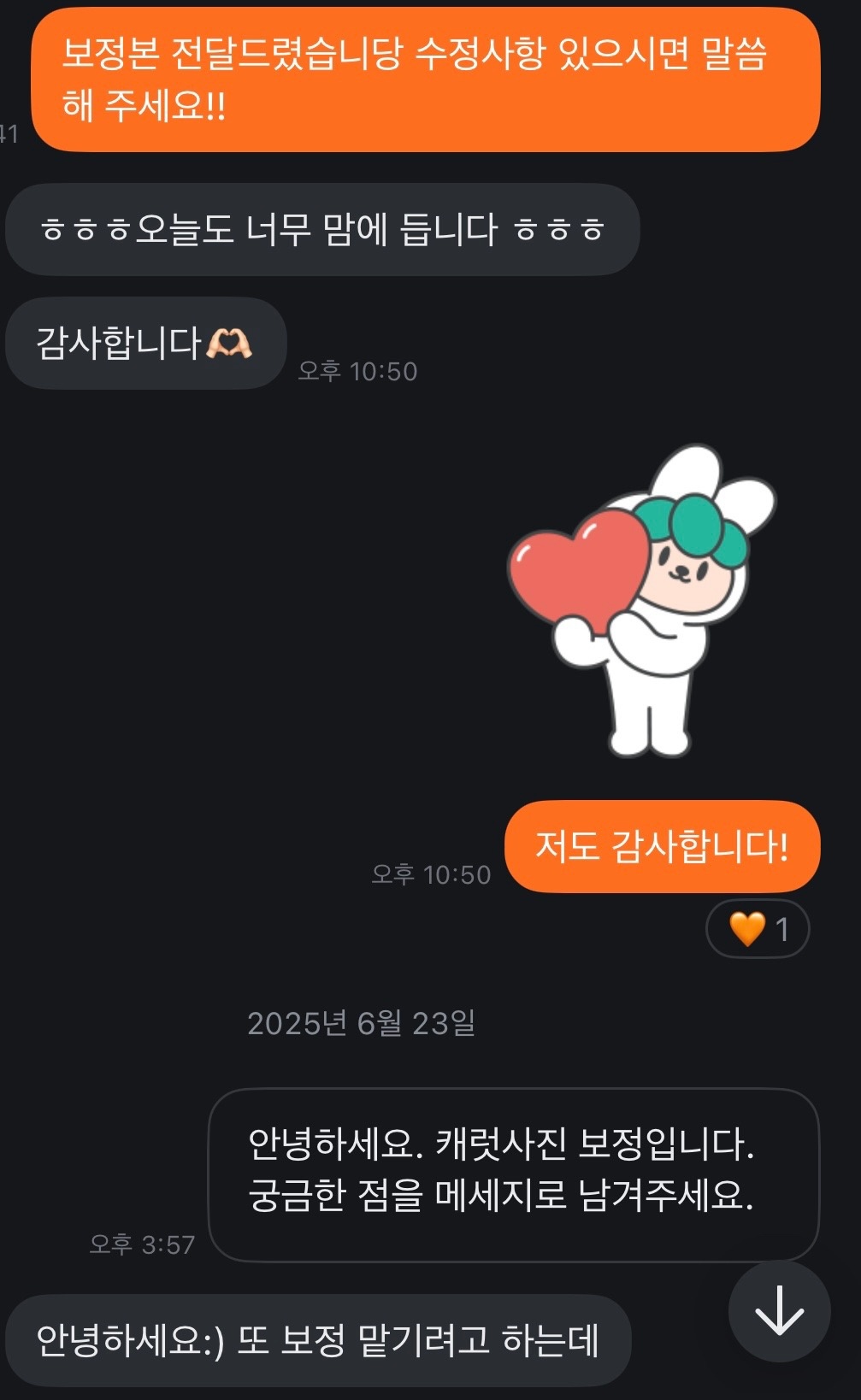 캐럿사진 보정 picture 3