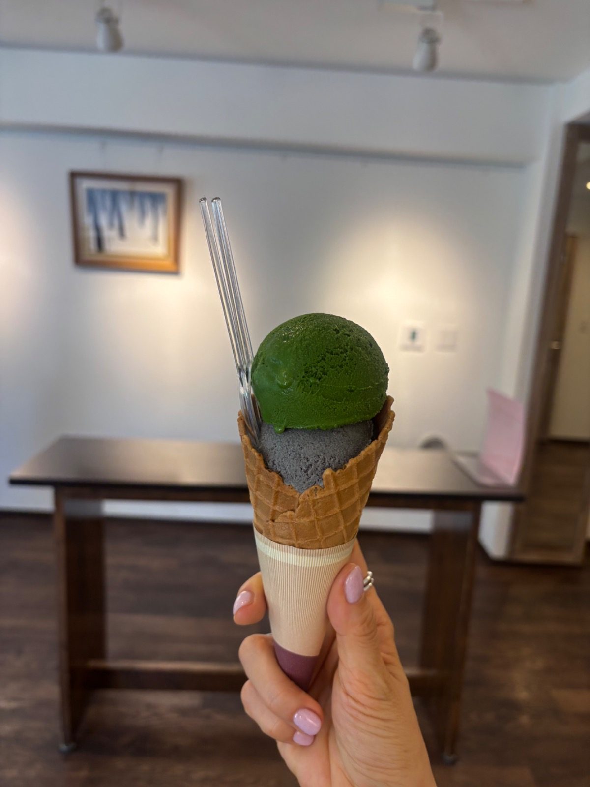 【세계에서 가장 진한 말차 젤라토】가 명물! 壽々喜園 