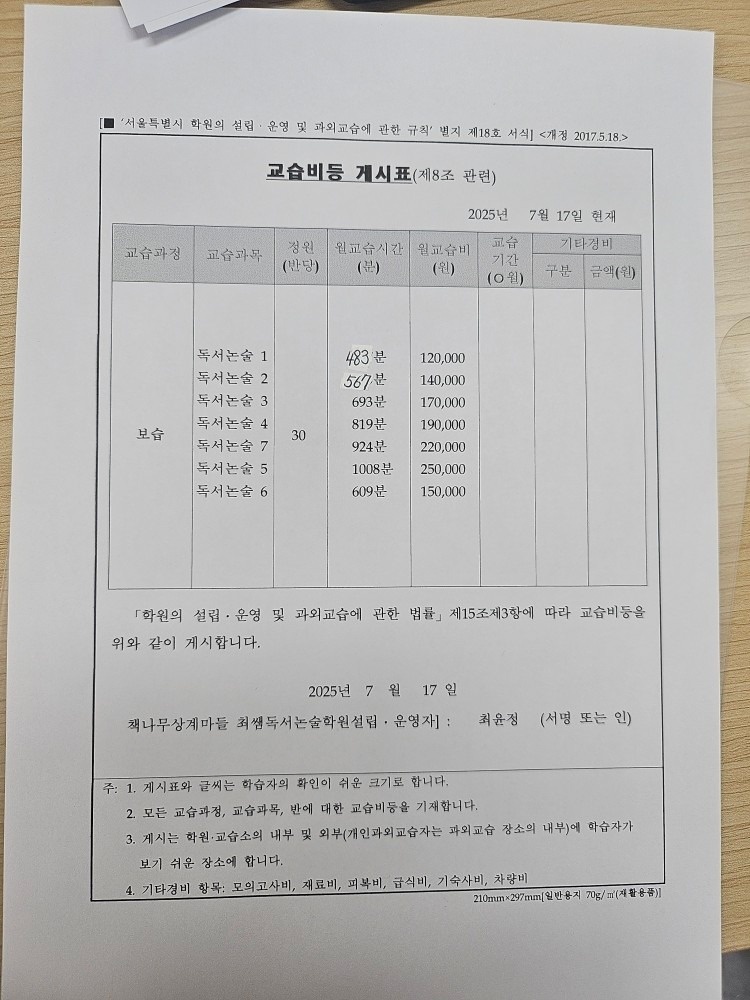 책나무상계마들 최쌤독서논술학원 picture 0