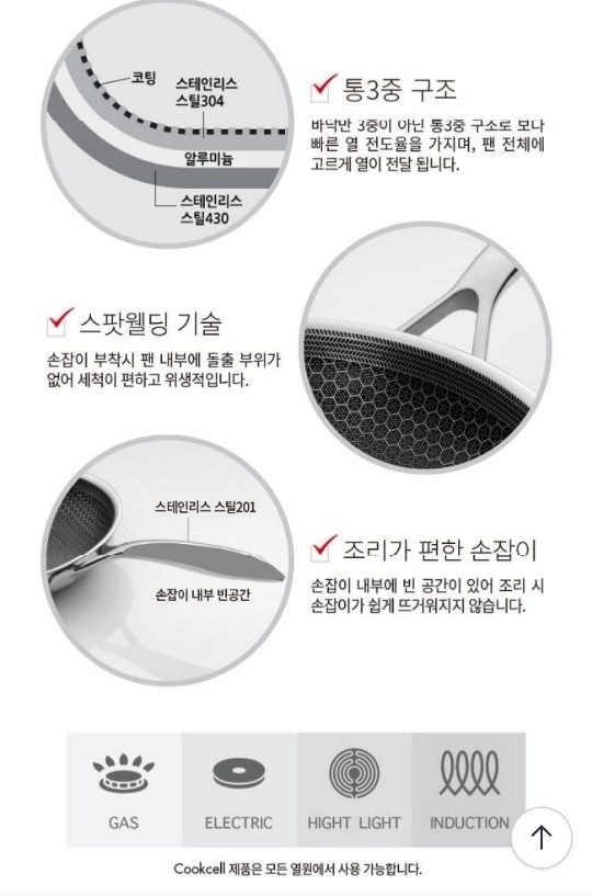 🍳 벗겨지지 않는 벌집코팅 스텐팬 ,쿡셀 후라이팬  밥솥 특가 판매 중