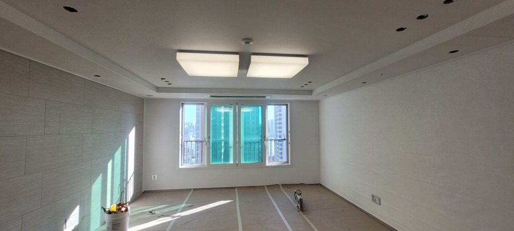 명장동 이편한세상 34평 전체실크도배