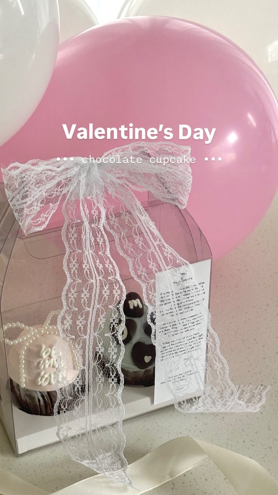 Valentine’s Day _발로나 초코 컵케이크♥