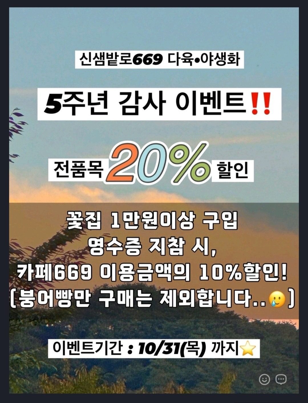 5주년 기념 감사이벤트!! 