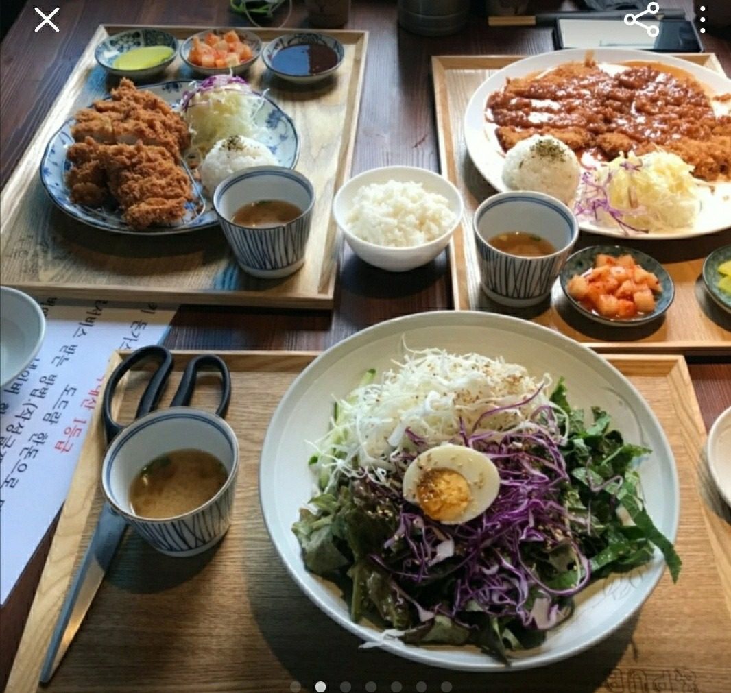 성안동 몽키돈가스 저녁 쫄면(반개) 쿠폰이벤트 😁 수제돈가스입니다.