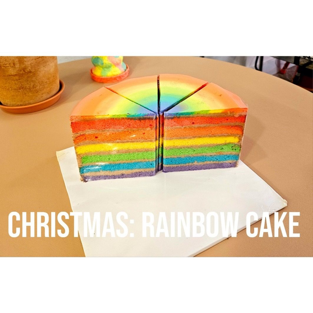 Christmas: Rainbow Cake🌈