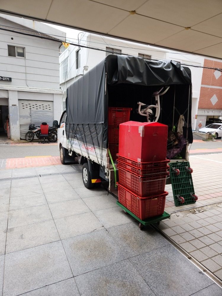 장거리이사 보관이사 사다리차 폐기물처리 계단작업등