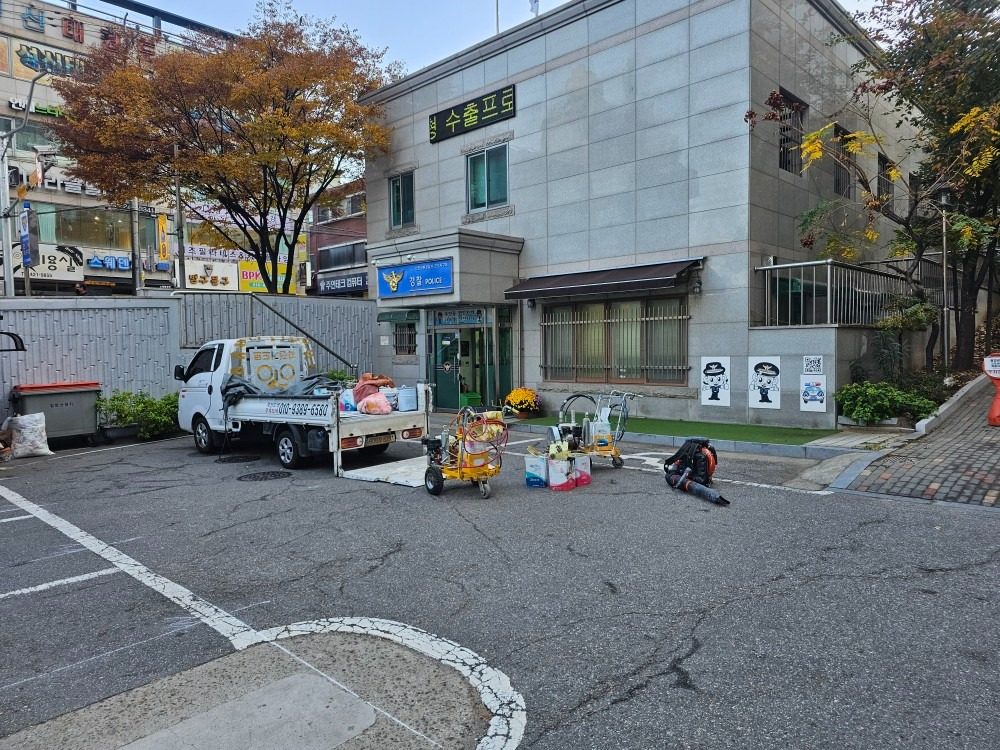 인천 남동구 간석지구대 주차선도색