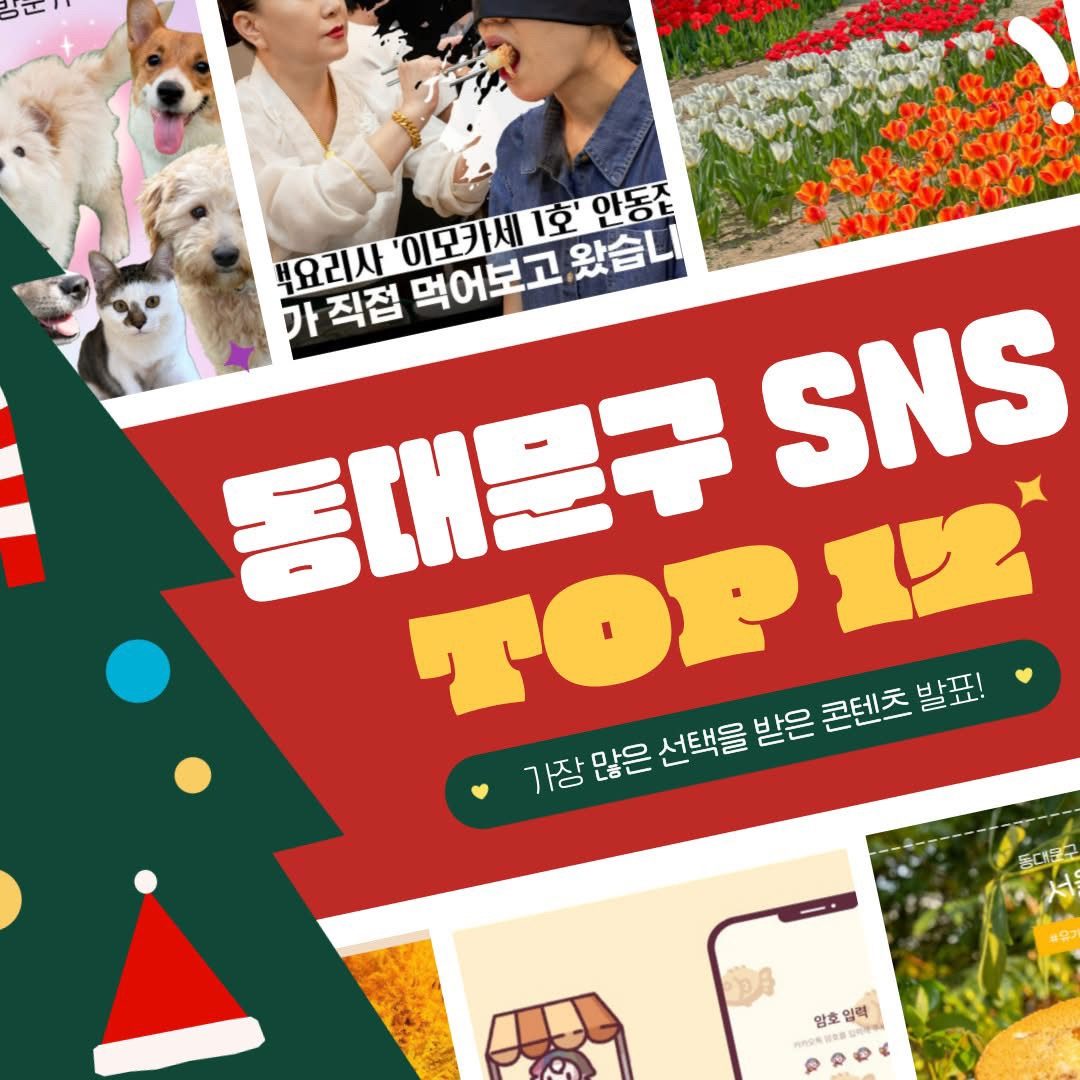 <동대문구 SNS TOP 12> 투표 이벤트 당첨자 발표!