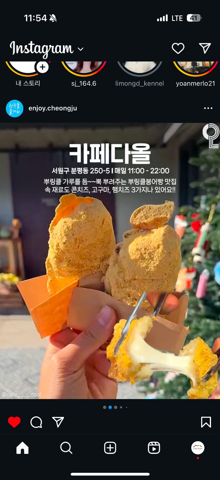 카페다올 뿌링클 붕어빵