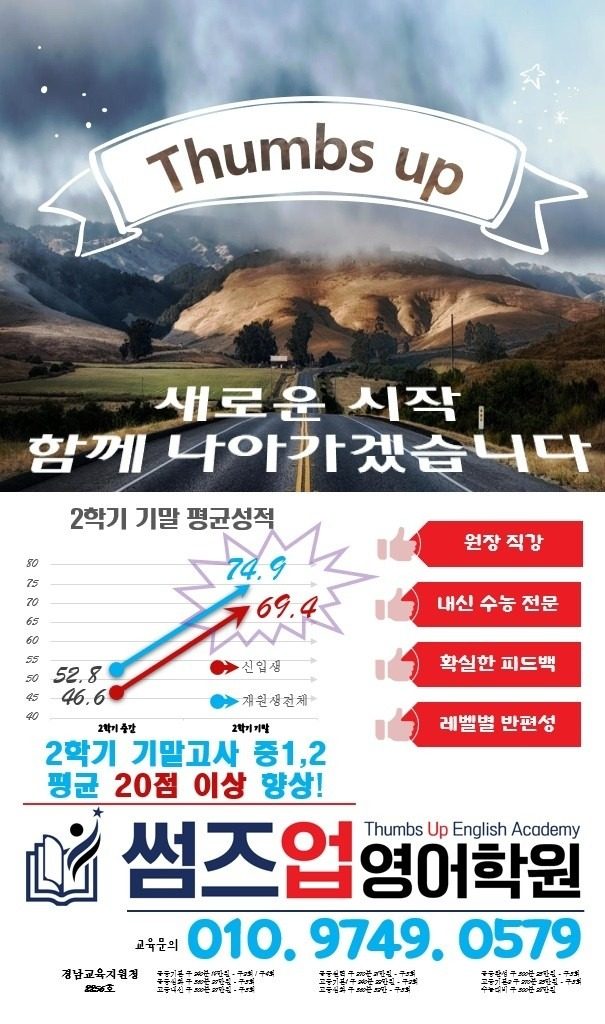 초등고학년부터 중등 고등 입시 영어전문학원