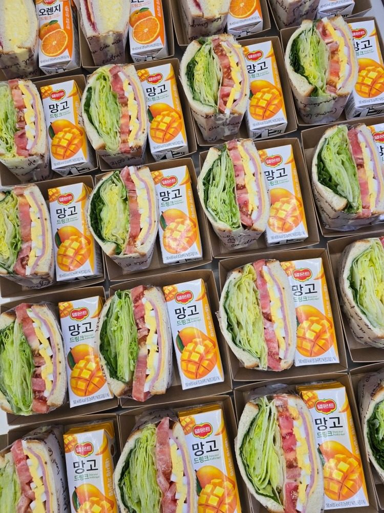 샌드위치도시락(단체주문)