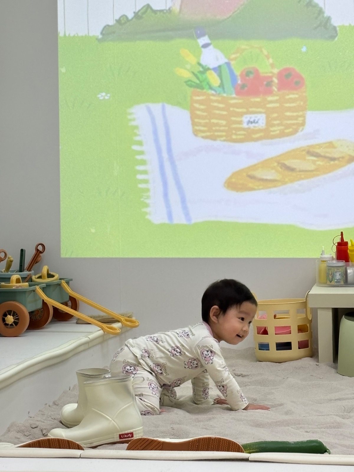 조리원 동기친구들과 모래놀이???!!!