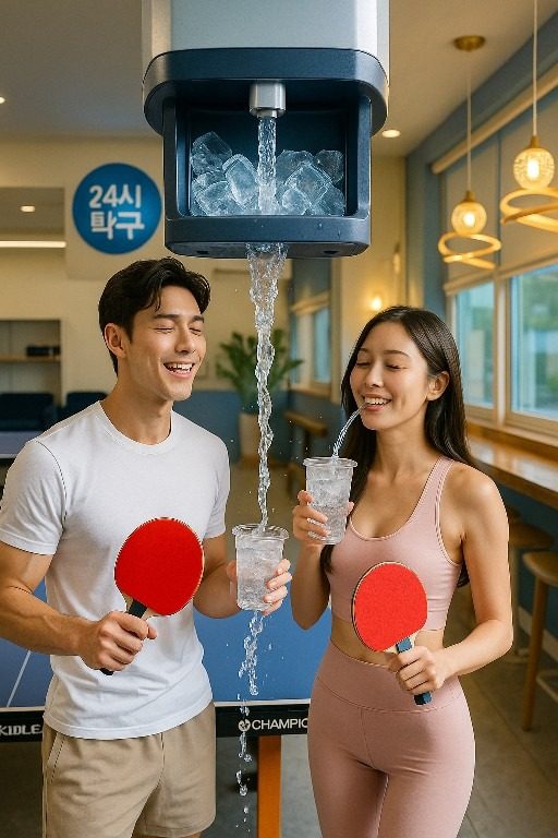 24시탁구카페~ 월요병 스매싱~ 더위도 스매싱