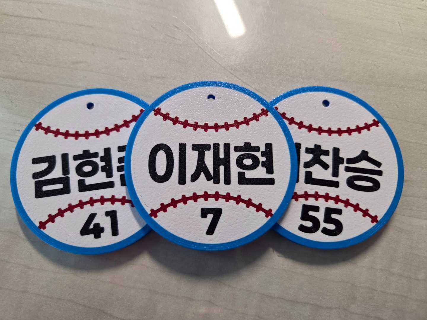 야구공 키링 할인 판매합니다!