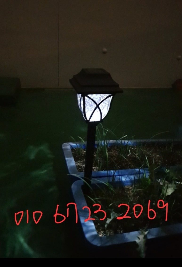 전원주택 정원등 마당등 태양광 충전식~~~~