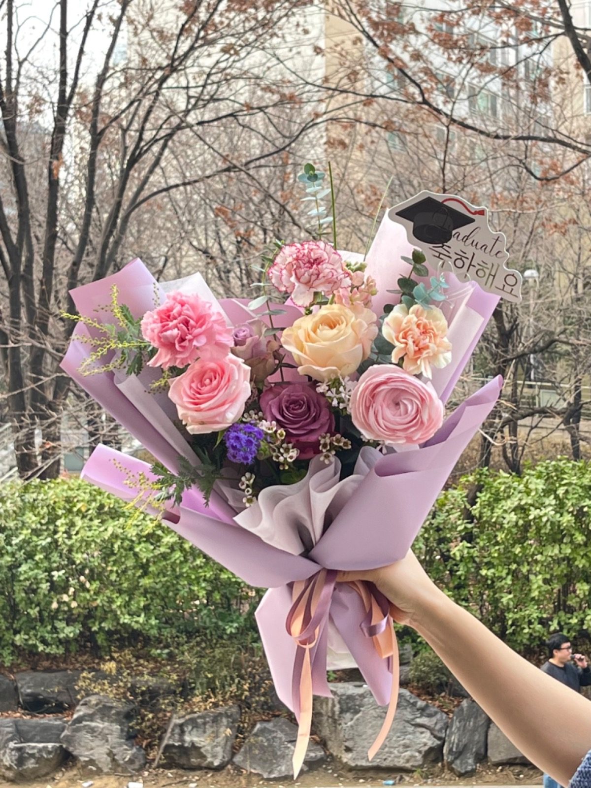 졸업 꽃다발 구매 시 축하픽 증정해드려요💗