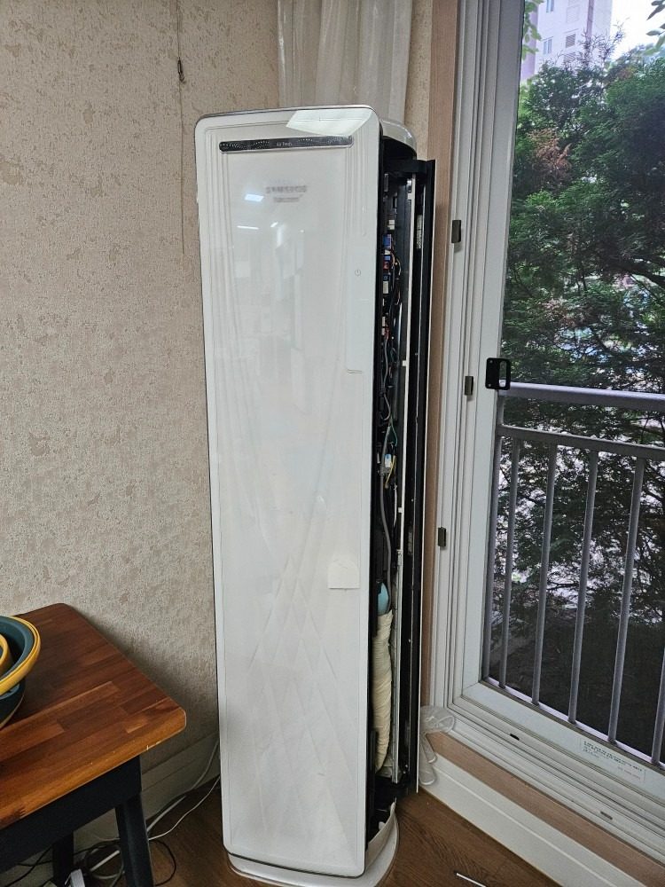 삼성 제로투 스탠드 에어컨 청소완료