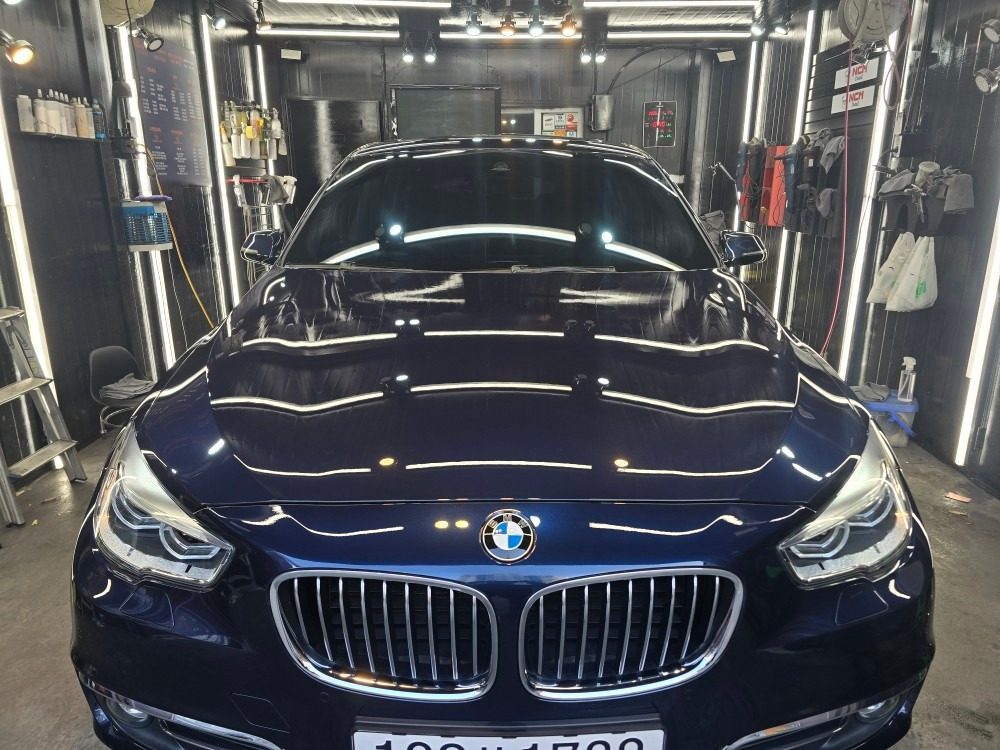 bmw 5gt 광택 유리막 코팅 