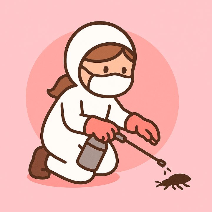여성전용 벌레 잡아