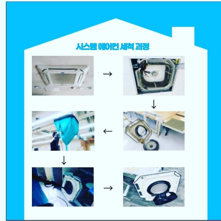 에어컨 고압세척 4way 전문