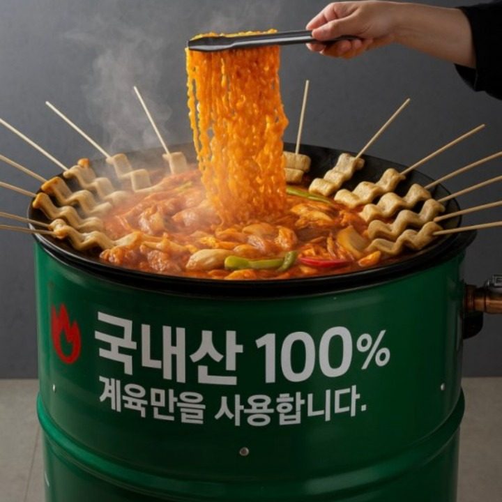 통큰솥뚜껑닭볶음탕 울산화봉점