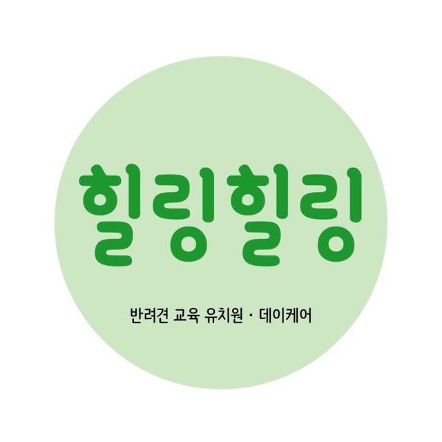 힐링힐링 반려견 교육 유치원