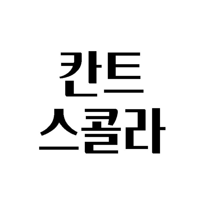 칸트 스콜라