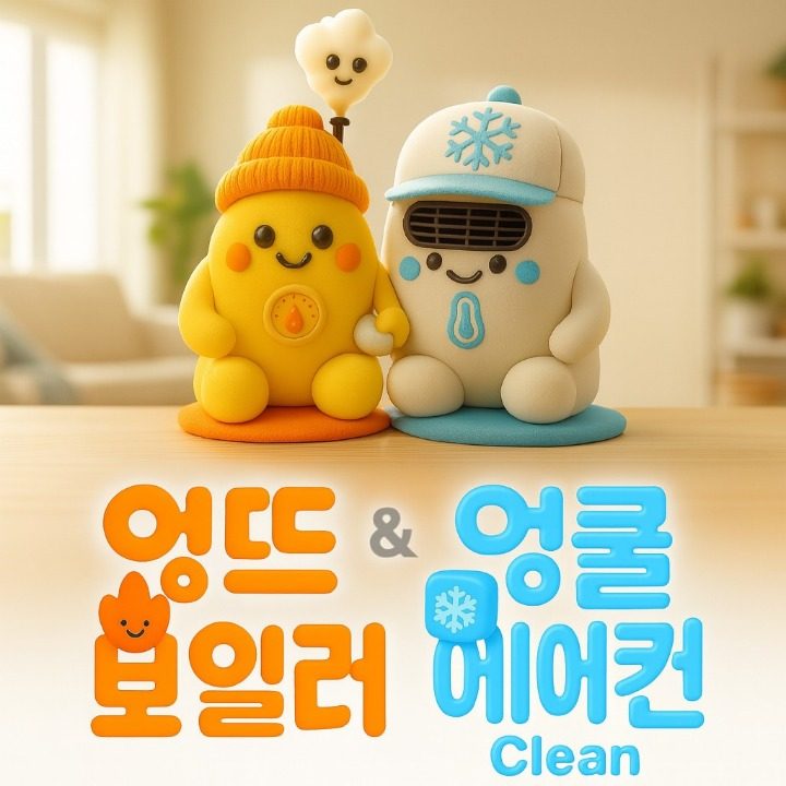 엉뜨보일러&엉쿨에어컨Clean