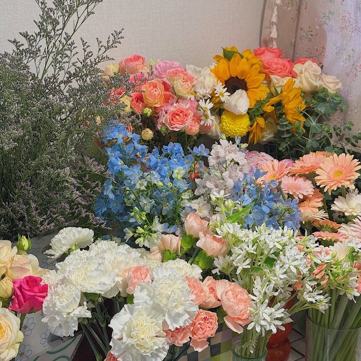 꽃시장에 다녀왔다